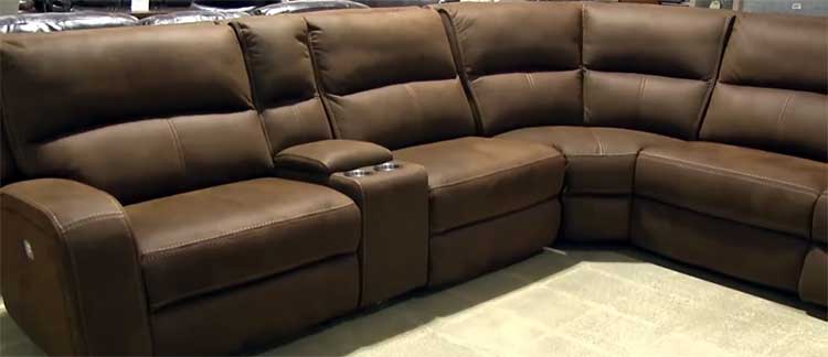 Man Wah Reclining Sectional