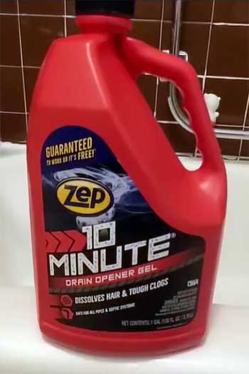 Zep 10 Minute Drain Opener Gel