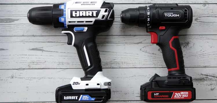 Hyper Tough vs Hart Brushless Drills