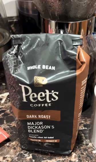 Peets Coffee Dark Roast