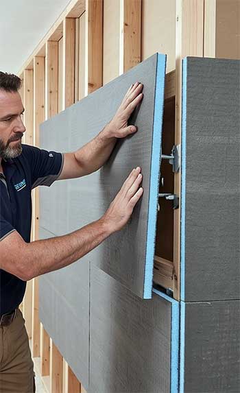 Blue Board Wall Panel