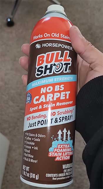 Bullshot Carpet Cleaner