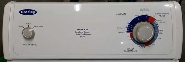 Crosley top-load washer