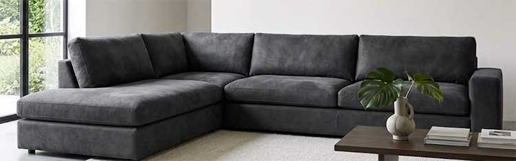 Suede Couch