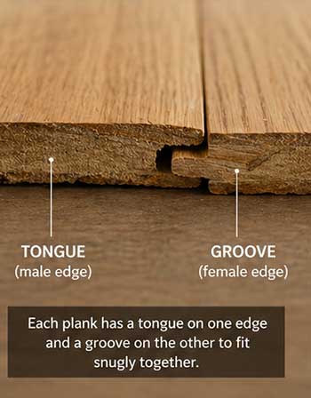 Tongue and Groove Flooring