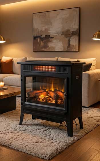 Duraflame 3D Infrared Quartz Electric Fireplace Stove
