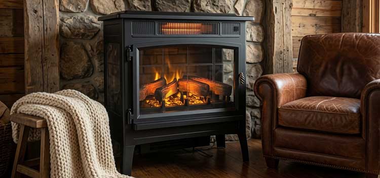 Duraflame 3D Infrared Quartz Electric Fireplace Stove