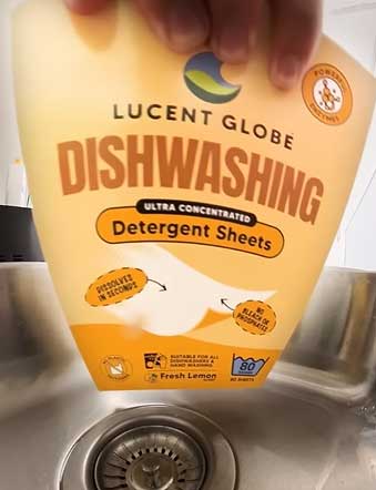 Lucent Globe Dishwashing Sheets