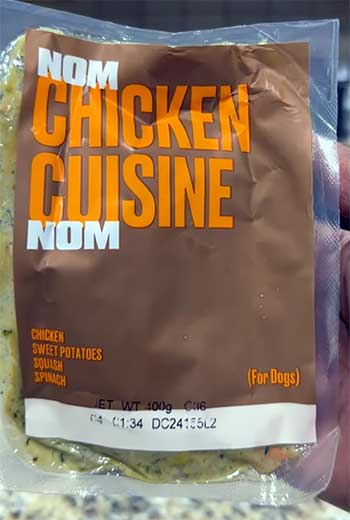 nom nom dog food