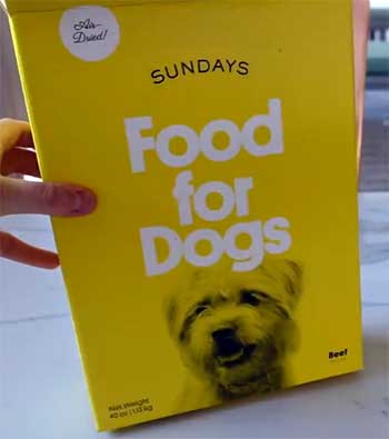 sundays dog food