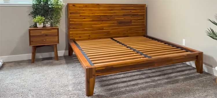 Silk & Snow Bed Frame